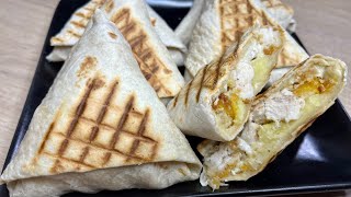 MINITACOS AU POULET Avec recette de la sauce fromagère TROP TROP BON [upl. by Derril]