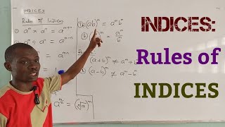 Indices How to Solve Indices ProblemsRules of Indices [upl. by Milo]