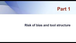 Risk of bias tools [upl. by Tomkin]