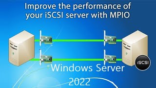 FreeWindowsServer2022 Lession19 Configure and Connecting iSCSI MPIO in Windows Server 2022 [upl. by Papagena579]