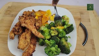 How to make Chicken strips with broccoli  Cheks Cuisine food subscribe fyp worldwide cooking [upl. by Klatt]