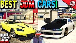 Top 10 BEST JDM CARS In GTA Online 2024 [upl. by Anirtap815]