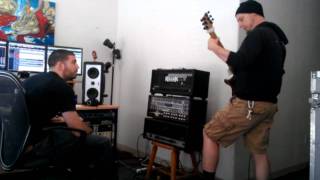 Cattle Decapitation new 2012 album guitar tracking [upl. by Eniamrej]