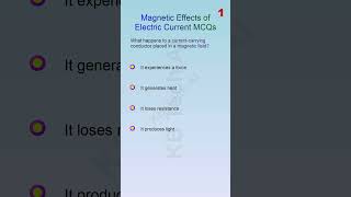 TOP 50 MCQ Magnetic Effects of Electric Current Part 64 [upl. by Geddes]