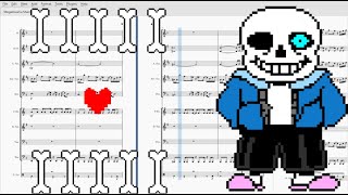 Megalovania  Undertale Sheet Music [upl. by Ertsevlis]