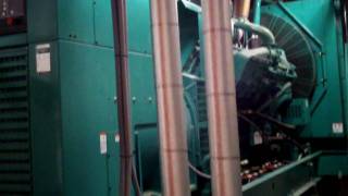 3000HP 12 megawatt back up generator startup [upl. by Akenat]