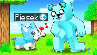 Adoptowałem PIESKA w Minecraft 🦴🐶💙 [upl. by Thurmann485]