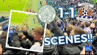 SCENES AS KILLIE DRAW AT CELTIC PARK  AWAY DAYS [upl. by Turrell]