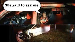 Mother tells police quotAsk my sonquot about DUI hit and run crash in New Jersey [upl. by Kcinemod]