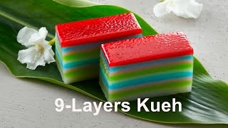 How to make traditional 9 Layers Kueh [upl. by Jacinta809]