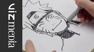 NARUTO Masashi Kishimoto OFFICIAL Creator Sketch Video by SHONEN JUMP Alpha [upl. by Anawal]