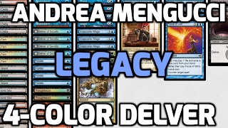 Channel Mengucci  Legacy 4Color Delver Match 4 [upl. by Ardnasyl645]