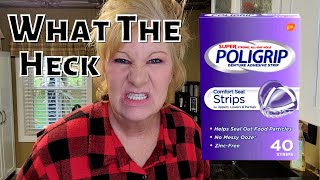 Poligrip Denture Adhesive Strips Review [upl. by Googins765]