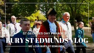 St Georges Day Parade 2018  Abbey Gardens BURY ST EDMUNDS [upl. by Axia941]