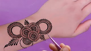 New stylish mehndi design  easy arabic mehndi design  mehndi ka design  mehndi design  mehndi [upl. by Rosario]