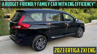 2023 Ertiga ZXI CNG A BudgetFriendly Family Car with CNG Efficiency 🔥🔥 [upl. by Anires]