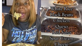 Chipotle Bowl Mukbang [upl. by Regdor]