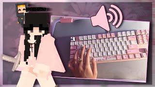 Keyboard  Mouse Sounds Handcam Lofi Hypixel Doubles Bedwars [upl. by Crandale]