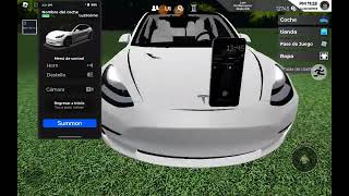 carro Tesla en Roblox [upl. by Orgell]