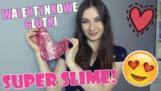 ⭐️ SUPER SLIME 9  WALENTYNKOWE GLUTKI [upl. by Nodnyl]