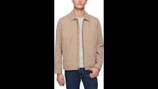 Tommy Hilfiger  Mens Lightweight Microtwill Golf Jacket [upl. by Shelli]