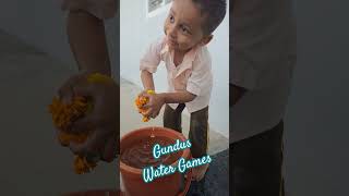 Water games of Littlebaby Gundu [upl. by Lipcombe]