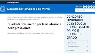 AVVIO ALLA PROVA ORALE CONCORSO STRAORDINARIO TER provaorale provapratica concorsoscuola A050 [upl. by Luahs]