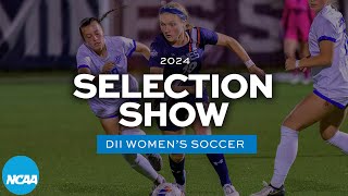 2024 NCAA DII womens soccer championship selection show [upl. by Alleoj]