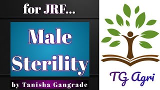 Male sterility  3 line system of Hybrid seed production for JRF by Tanisha Gangrade [upl. by Eulalee]