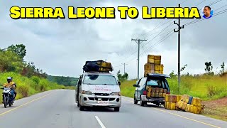 SIERRA LEONE 🇸🇱 To LIBERIA🇱🇷 BO WATERSIDE  Roadtrip 2023  Explore With TripleA [upl. by Ihcehcu]