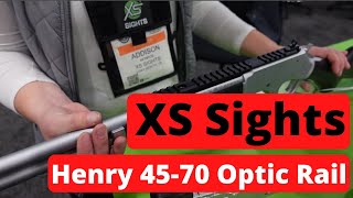 XS Sights Henry 4570 Pic Rail [upl. by Hanleigh]