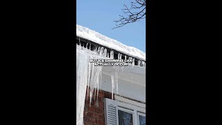 Got Ice Damming On The Brain ❄️  Watkins Construction amp Roofing [upl. by Yrffoeg]