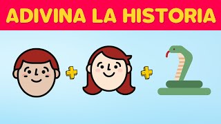 Descubre la historia bíblica con Emojis 😃🐍🎉 Preguntas de la Biblia para niños 👶🏼 [upl. by Akilat497]