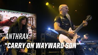 Anthrax Rock Kansas Carry on Wayward Son  2017 Loudwire Music Awards [upl. by Kohsa315]