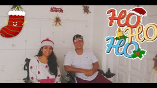 Christmas wishes decorated home wheelchair couple [upl. by Edgell]