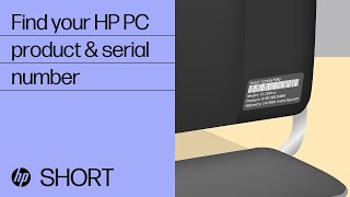 Find your HP computer product amp serial number  HP Support [upl. by Eittol250]