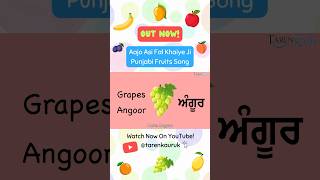 Aajo Asi Fal Khaiye Ji  Learn Punjabi Fruits With Taren Kaur 🍎 punjabi learnpunjabi panjabi [upl. by Neetsuj555]