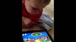 Dominic 2 playing zorbits math adventure app [upl. by Watson]