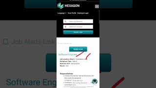 Hexagon is hiring for Software Engineer Freshers jobs Daily Job Updates Software Engineer Jobs Btech [upl. by Diao805]