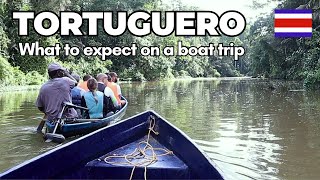 Costa Ricas Amazon Experience Tortuguero Wildlife Boat Tour [upl. by Nahtam]