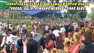 TANPA JARAK VARIASI DEPAN QUADE GENDANG BELEQ TUNGGAL GALIH FEAT KEMBANG MENDUR DAN GB SINAR BARU [upl. by Katey516]