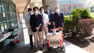 The Pizza Delivery Robot  Senior Engineering Project [upl. by Bronnie116]