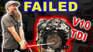 FAILED V10 TDI VW Engine  VWs Most Complicated Engine EVER [upl. by Nolasba661]