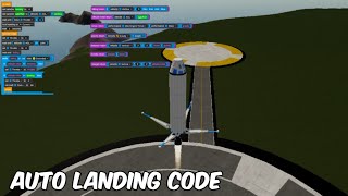 How to make a landing code in Simplerockets 2 [upl. by Odnumyer]