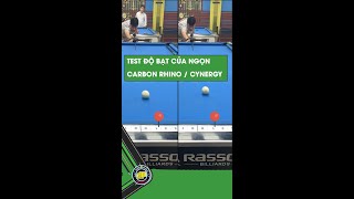 Test nhanh độ bạt của ngọn carbon RHINO vs CYNERGY  Dũng Phạm Billards  Bida Việt [upl. by Laveen]