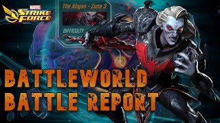 Battle Report  How to Conquer Battleworld  Marvel Strike Force [upl. by Ashil]