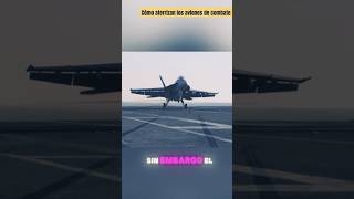 CÓMO ATERRIZAN los aviones de COMBATE [upl. by Eenat]