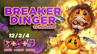 👾Yüksek hasar Heimerdinger 👾 HEIMERDINGER VS MALZAHAR [upl. by Matti520]