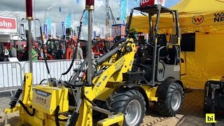 Nordbau 2015 Elektro und AkkuGeräte von Wacker Neuson ECO WL20e AS3050 DT10e 803 dual HD [upl. by Aicala]