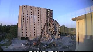 Kirby Smith Hall Demolition [upl. by Yelyr]